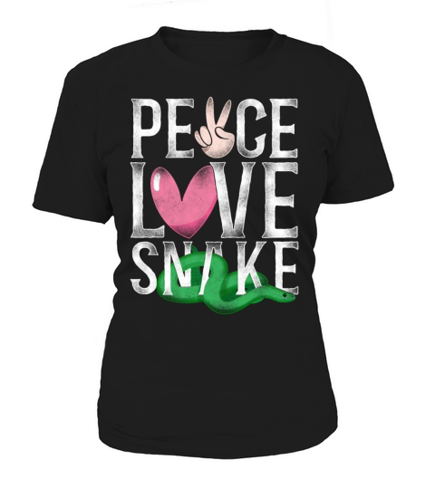 Snake Serpent Girl Vintage Peace Women's T-Shirt