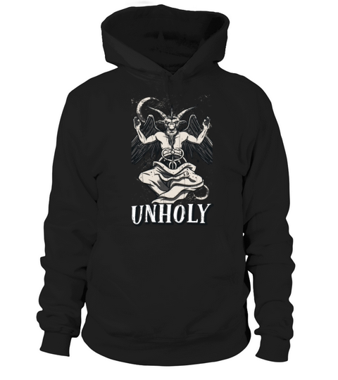 Baphomet Devil Tarot Card Occult Unholy Gothic Hoodie Unisex