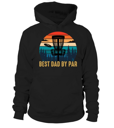 Best Dad By Par Vintage Fathers Day Hoodie Unisex