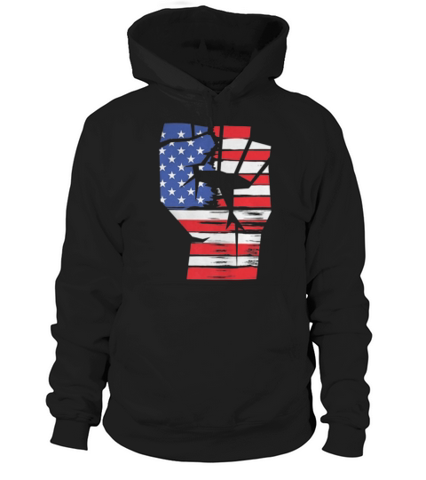 Raised Fist Patriotic Protest Independence Day 4th Of July shirt Hoodie Unisex