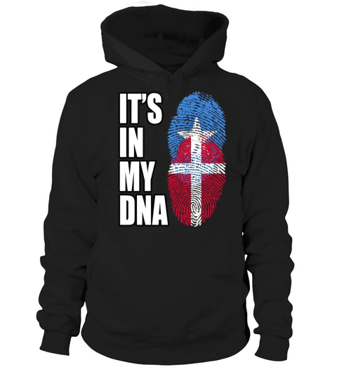 Somali And Danish Vintage Heritage DNA Flag Hoodie Unisex