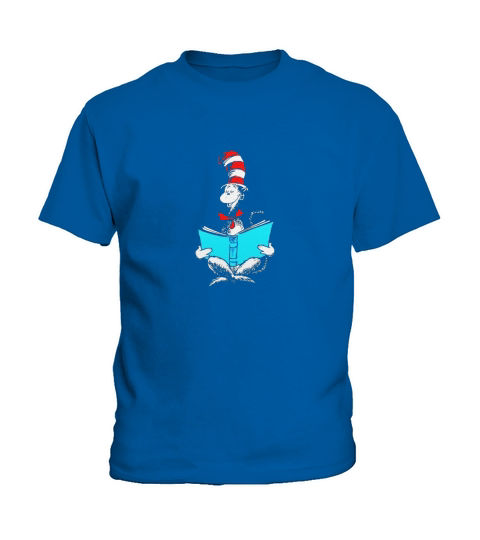 Dr. Seuss Reading Cat T-shirt Kids T-Shirt