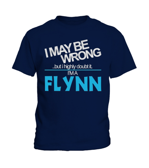 Flynn Doubt Wrong - Flynn Name Shirt Kids T-Shirt