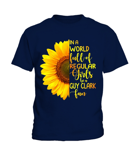 In A World Full Of Regular Girls Be A Guy Clark Fan 2020 - Ladies Flowy Tank Kids T-Shirt