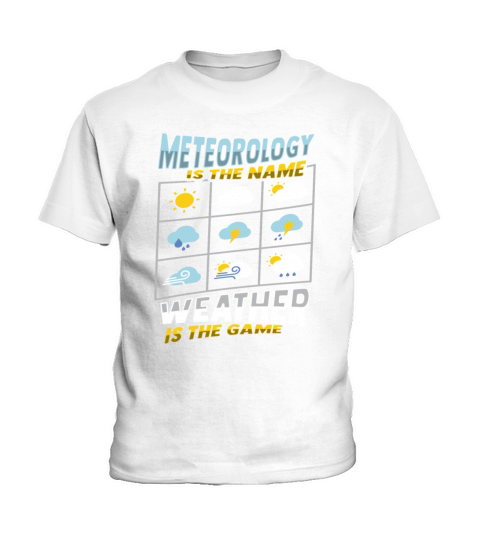 Meteorologist Weather Forecast Weatherman Kids T-Shirt