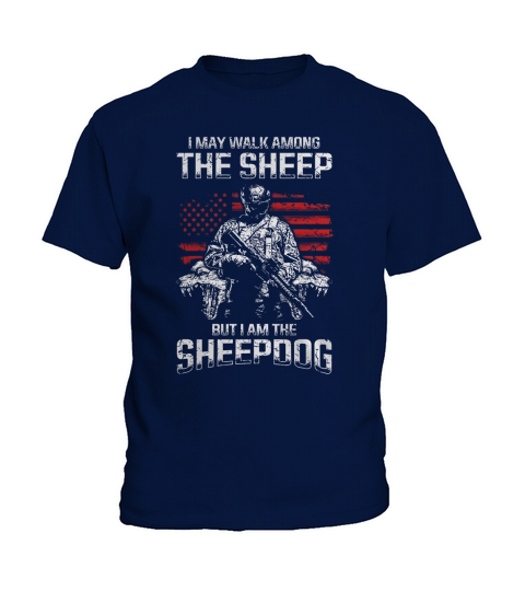 MILITARY - I AM A SHEEPDOG Kids T-Shirt