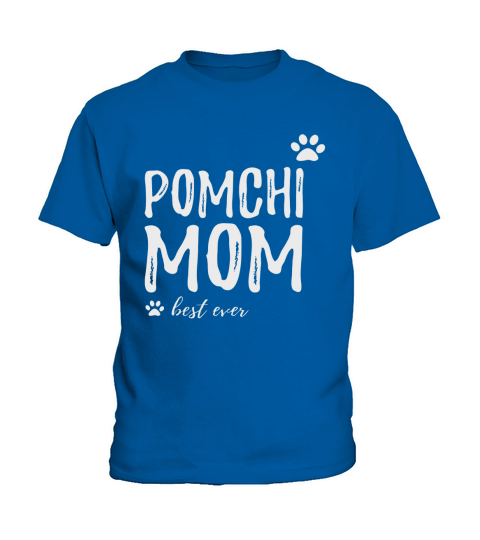 Pomchi Mom T-Shirt Funny Pomchi Dog Mom Gift Idea 1 Kids T-Shirt