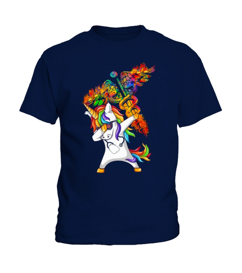 Unicorn Dabbing Nurse Shirt Kids T-Shirt