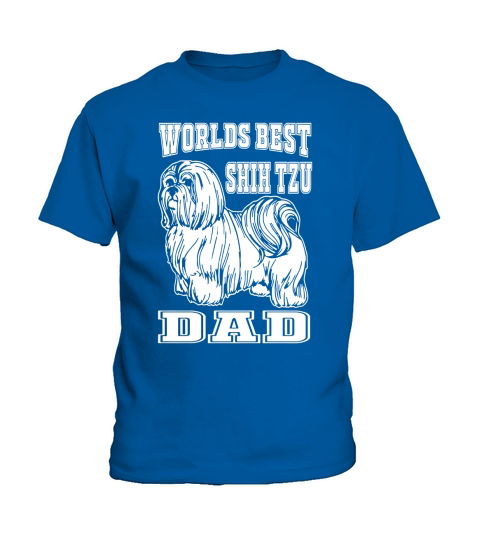 Worlds Best Shih Tzu Dad Pet Dog Animal T Shirt Kids T-Shirt