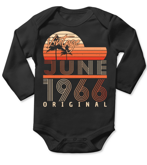 1966 June Vintage Long Sleeve Baby One-Piece