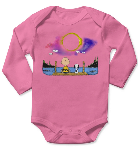MB Snoopy and Charlie Long Sleeve Baby One-Piece