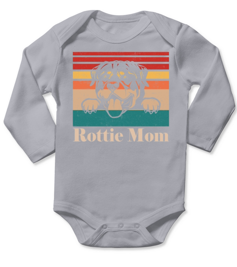 Rottie Mom - Rottweiler Lover Rott Dog Owner Rotti Long Sleeve Baby One-Piece