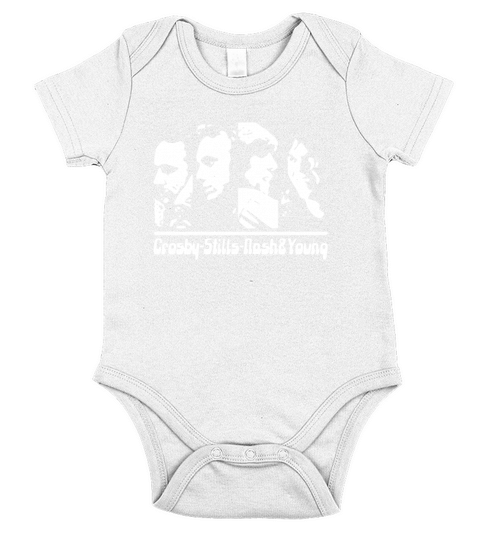 Crosby Stills Nash & Young shirt Short Sleeve Baby One-Piece