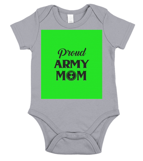 Happy Mothers Day Proud Army Mom 2020 Short Sleeve Baby One-Piece