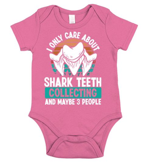 Hunter Vintage about Shark Teeth Collecting Short Sleeve Baby One-Piece