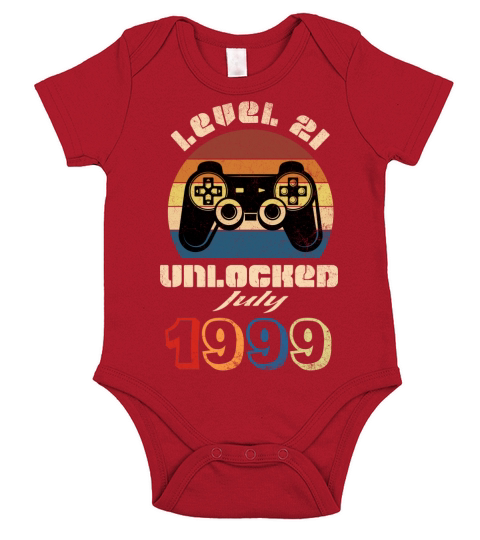 I was born in 1999 my LEVEL 21 is unlocked from now on in July of 2020 Short Sleeve Baby One-Piece
