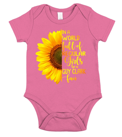 In A World Full Of Regular Girls Be A Guy Clark Fan 2020 - Ladies Flowy Tank Short Sleeve Baby One-Piece