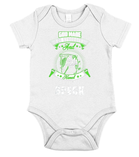 SPECK shirt, SPECK Family Name, SPECK Funny Name Gifts T Shirt Short Sleeve Baby One-Piece