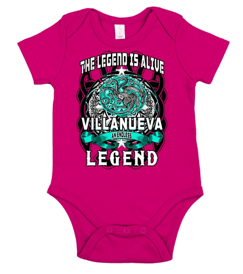 VILLANUEVA ENDLESS LEGEND 3 HEAD DRAGON Short Sleeve Baby One-Piece
