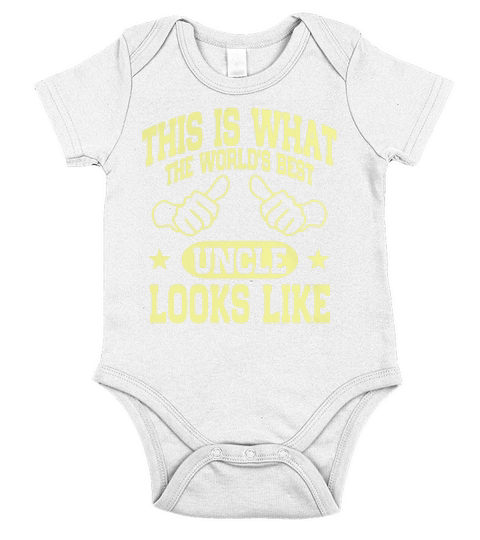 Worlds best Uncle Short Sleeve Baby One-Piece