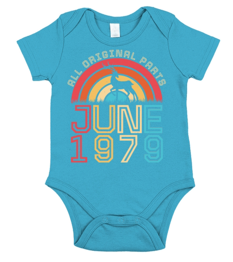 Year Of Construction 1979 In June Short Sleeve Baby One-Piece