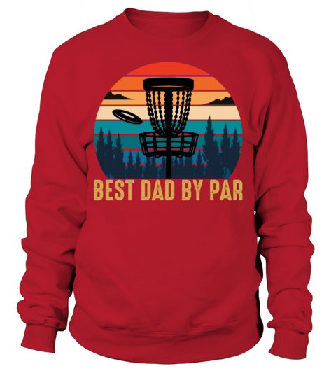 Best Dad By Par Vintage Fathers Day Sweatshirt Unisex
