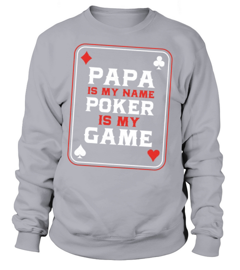 Poker Cards Dad Father Vintage Sweatshirt Unisex