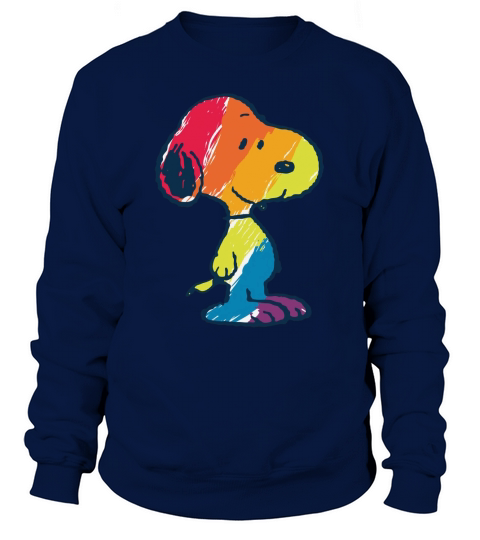 shirt rainbow snoopy Sweatshirt Unisex