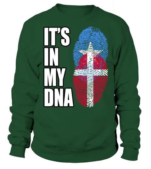 Somali And Danish Vintage Heritage DNA Flag Sweatshirt Unisex