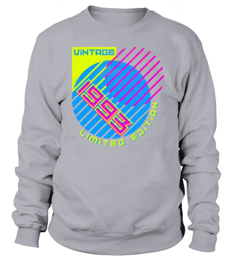 Vintage 1993 Vintage Retro Birthday Sweatshirt Unisex