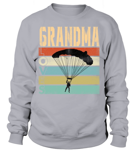 Vintage Grandma Love Skydive Great Grandparents Gift 2020 Sweatshirt Unisex