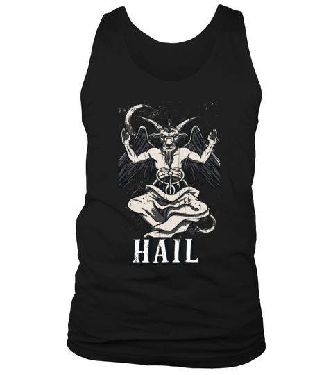 Baphomet Devil Tarot Card Occult Hail Gothic Tank Top Unisex