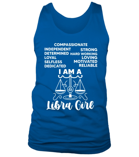 Characteristic of Libra Girl Zodiac Sign Birthday Tank Top Unisex