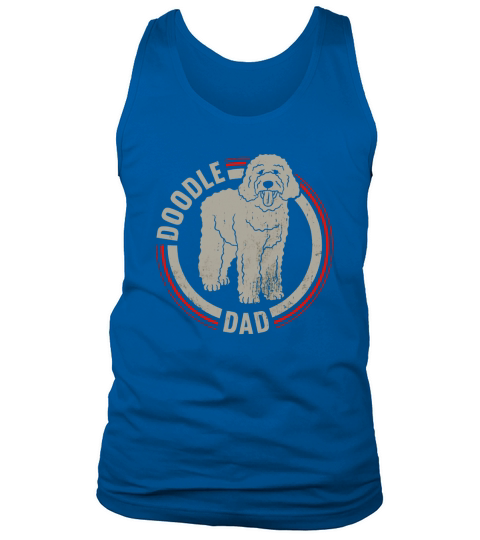 Mens Doodle Dad - Mens Goldendoodle Vintage T-Shirt Black Men B0743BL45J 1 Tank Top Unisex