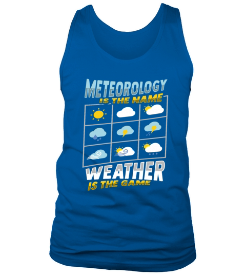 Meteorologist Weather Forecast Weatherman Tank Top Unisex
