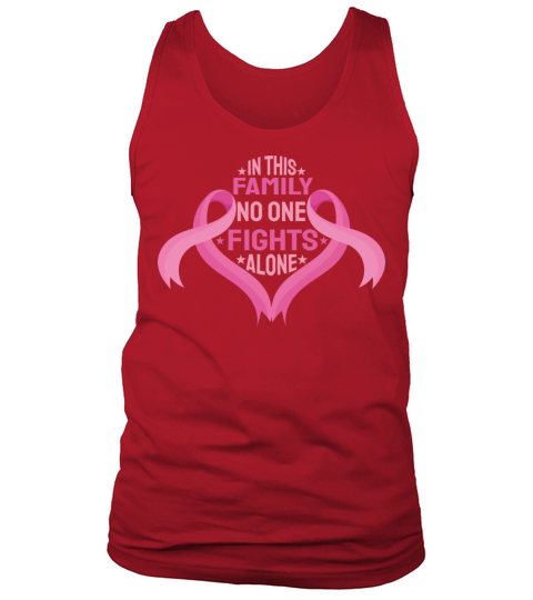 No One Fights Alone Cervical Cancer Awareness Tank Top Unisex