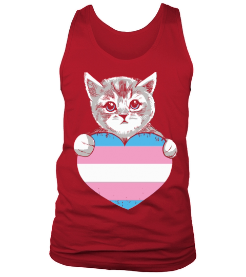 Transgender Cat Kitten Trans LGBTQ Transsexual Tank Top Unisex