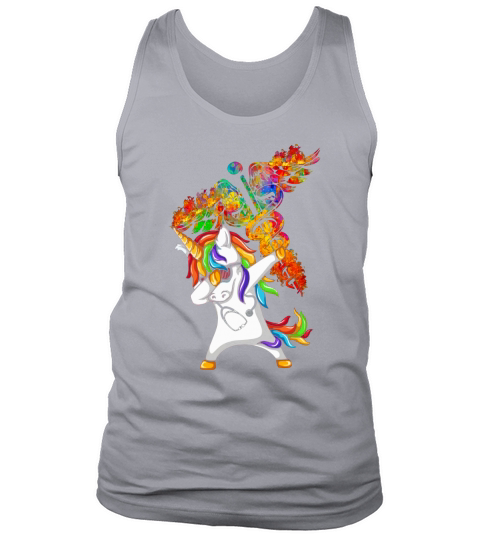 Unicorn Dabbing Nurse Shirt Tank Top Unisex