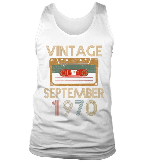 vintage september 1970 Tank Top Unisex