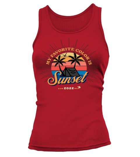 my favorite color is sunset Tank top Woman