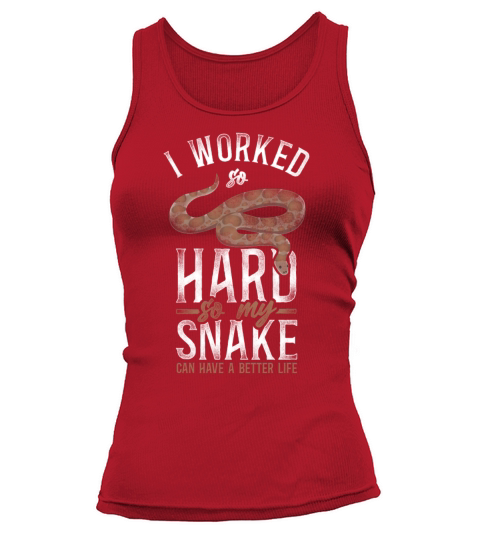 Snake Serpent Vintage I Worked Tank top Woman