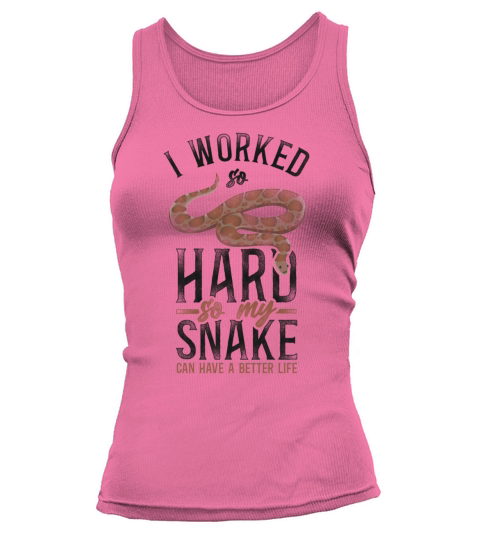 Snake Serpent Vintage I Worked Tank top Woman