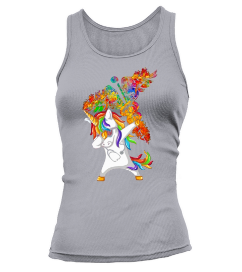 Unicorn Dabbing Nurse Shirt Tank top Woman
