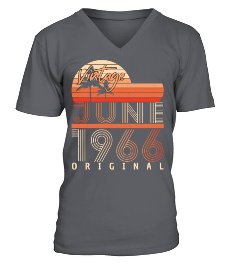 1966 June Vintage V-Neck T-shirt