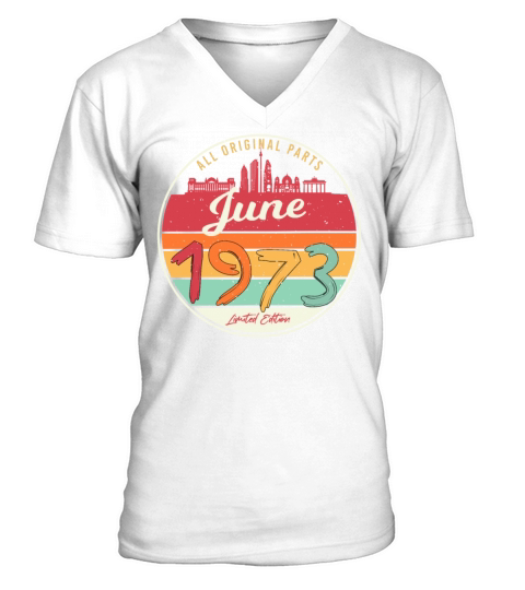 1973 June Limited V-Neck T-shirt