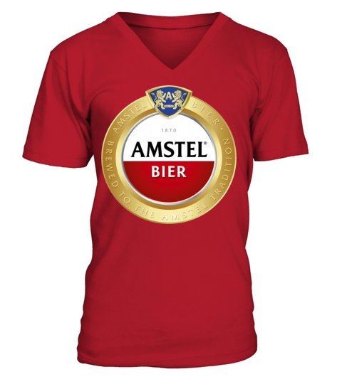 Best Amstel Logo V-Neck T-shirt
