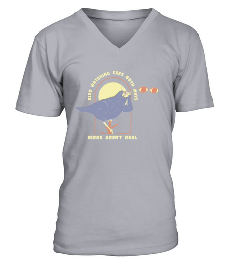 Bird Watching Goes Both Ways Funny Bird Lover TShirt V-Neck T-shirt