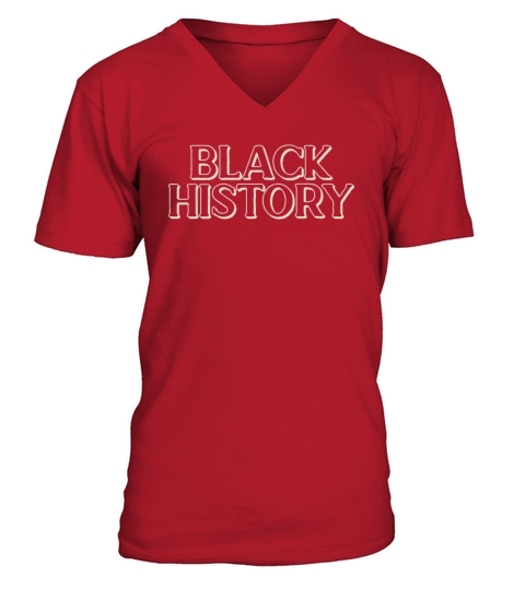 Black History Month V-Neck T-shirt