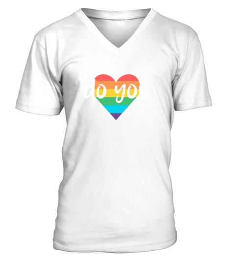 Do You LGBTQ Bi Gay Pride Show Support V-Neck T-shirt