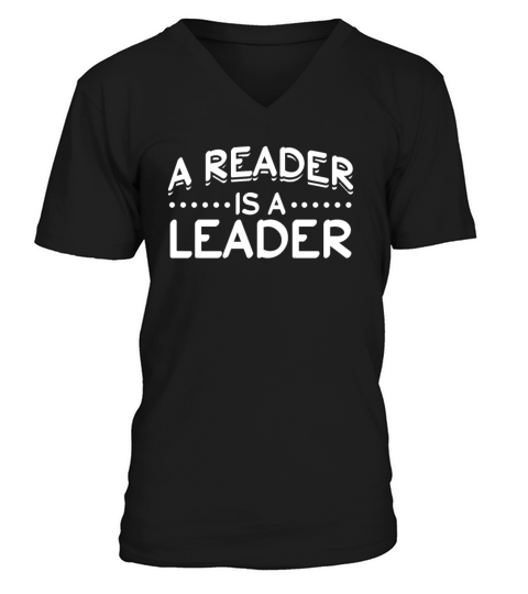 Librarian Reading Books Bookworm I A Reader Is A V-Neck T-shirt